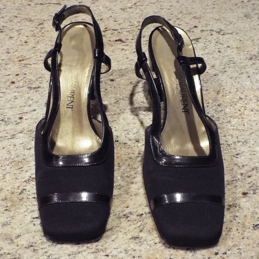 Yves Saint Laurent Black Heels Size 8M